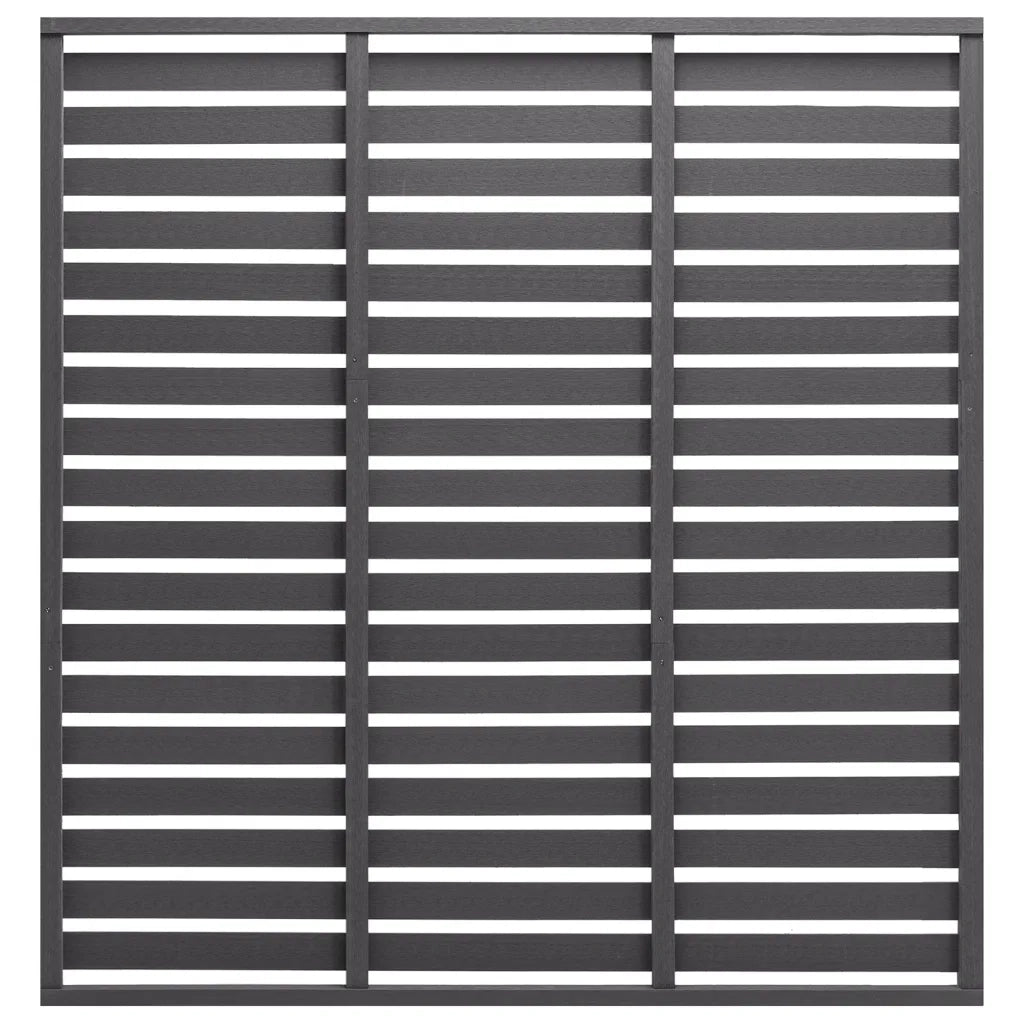 Pannello di Recinzione in WPC 180x180 cm Grigio cod mxl 19257
