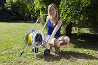 Carrello Avvolgitubo Manuale 50 mt in Acciaio Zincato 306IT Agrati