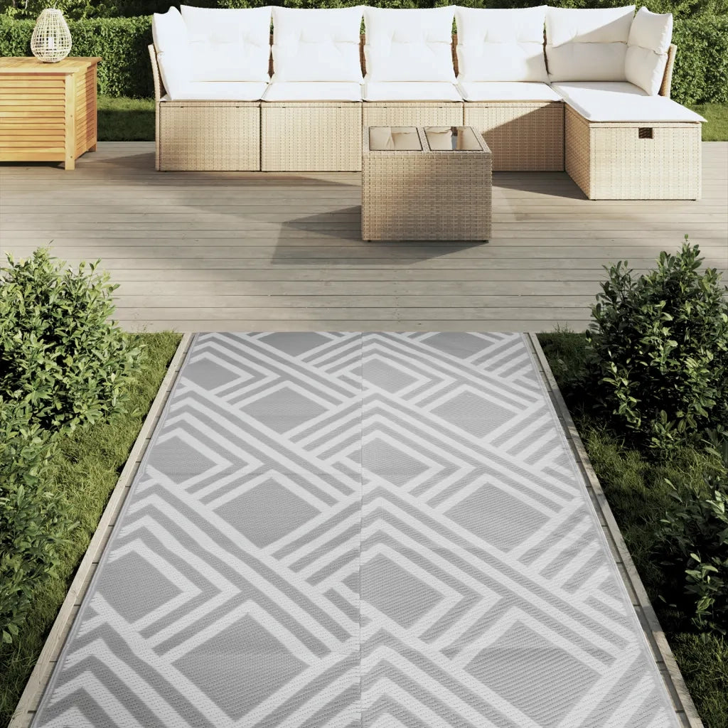 Tappeto da Esterni ARAKIL Grigio 120x180 cm in PP CFW4350051