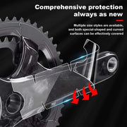 Protezione per assi di pedalata - Protezione per cricchetto - Resistente ai graffi - Leggero - Senza residui di smalto - Prestazioni migliorate - Protezione per bicicletta