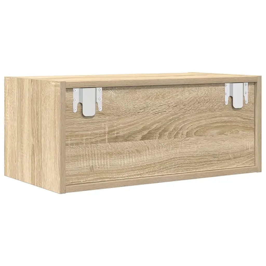 Mobile Porta TV Rovere Sonoma 60x31x25,5 cm Legno Multistrato
