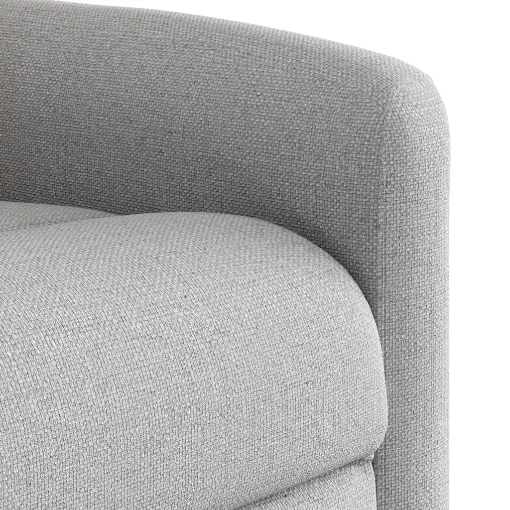Divano Sedia-Poltrona Reclinabile in Tessuto Grigio Nuvola 812444