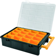 PORTAMINUTERIA 242X188X60MM CON 16 VASCHETTE REMOV