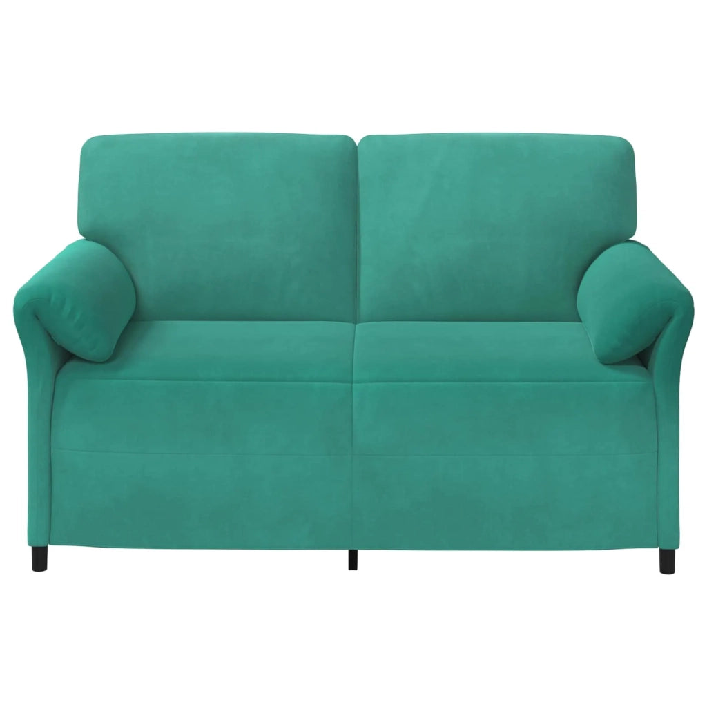 Divano a 2 Posti Turchese 158 x 83 x 95 cm Velluto 42033963