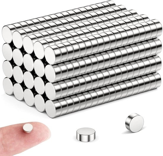 50 pezzi di magneti forti, stile 5 mm x 2 mm, magneti per frigorifero, magneti per lavagna, magneti per progetti di fai da te