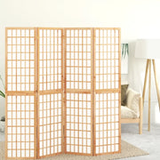 Divisorio Ambienti | Divider per stanze | Paravento Pieghevole 4 Pannelli Stile Giapponese 160x170 cm