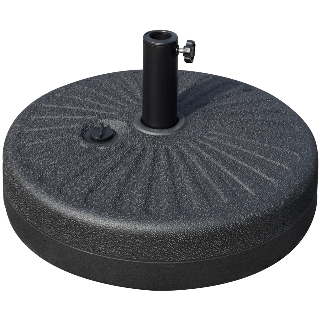 Base per Ombrellone da Giardino ¨C zephmum ¨C HDPE Nero