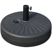 Base per Ombrellone da Giardino ¨C zephmum ¨C HDPE Nero