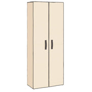 Scarpiera mobile contenitore per scarpe mobile ingresso/corridoio/soggiorno 60 x 30 x 166 cm tessuto crema 02_0021753