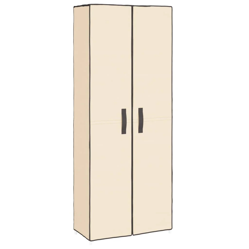 Scarpiera mobile contenitore per scarpe mobile ingresso/corridoio/soggiorno 60 x 30 x 166 cm tessuto crema 02_0021753