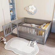 Letto per bambini - Xylo - 140x200 - Grigio