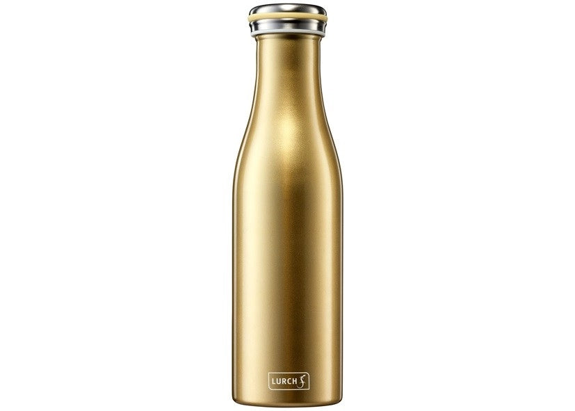Borraccia Termica con Tappo Ermetico Gold Metallic Lurch 500 ml