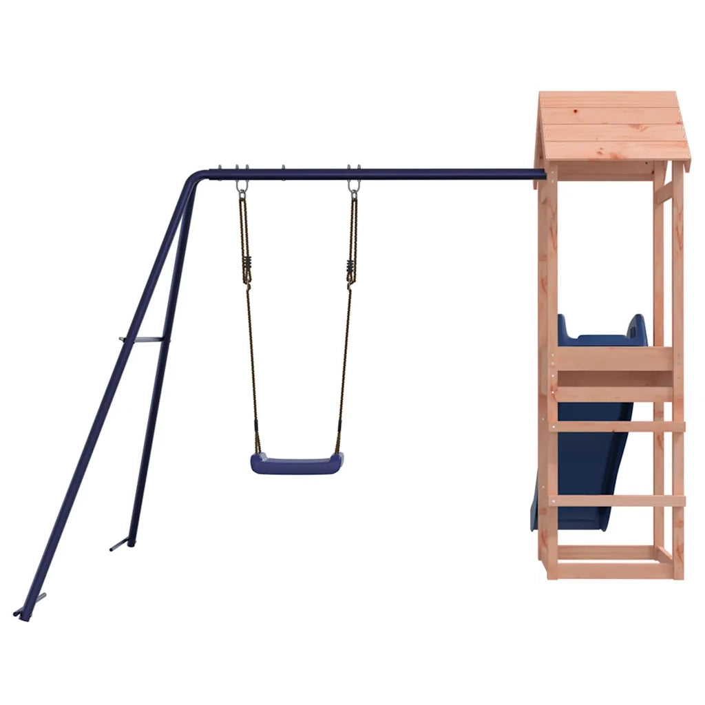 Set da Gioco da Esterno in Legno Massello di Douglas
