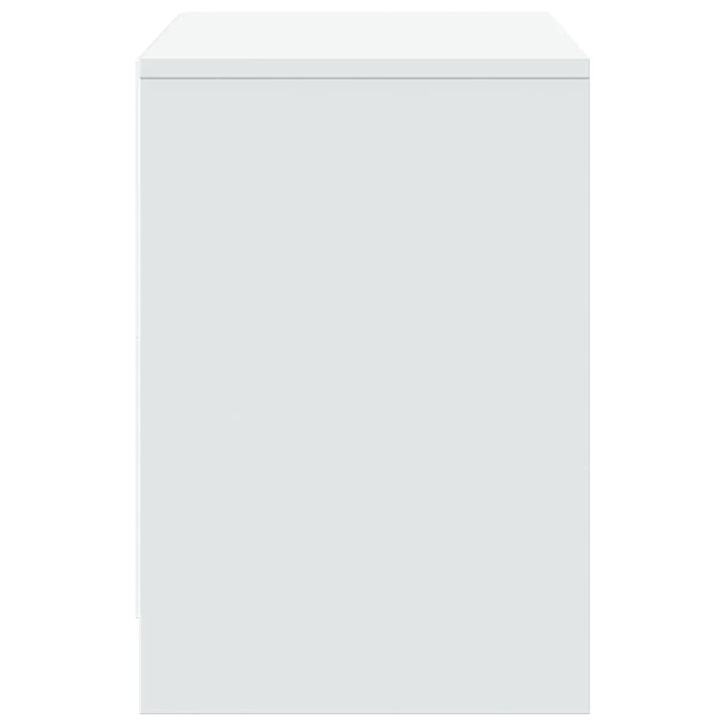 Mobile TV multimediale scaffale per televisione televisore buffet sala da pranzo soggiorno camera da letto con LED 100 x 34 x 50 cm derivati ​​del legno bianco 02_0026427