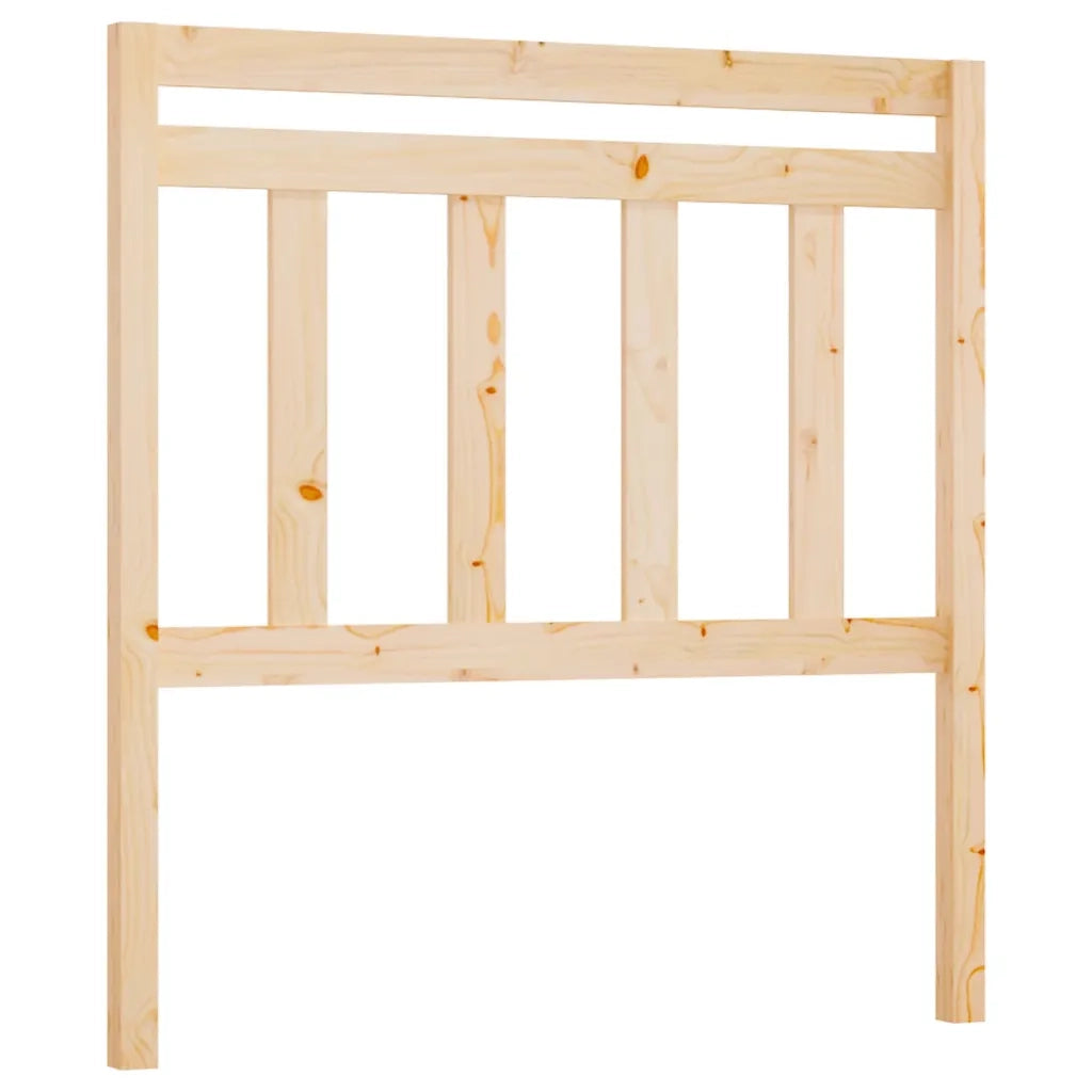 Testiera per Letto-Testata-Testiera Decorativa 81x4x100 cm in Legno Massello di Pino 260213