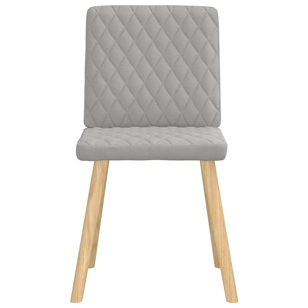 Sedie da Pranzo 6 pz Grigio Nuvola in Tessuto 3315500