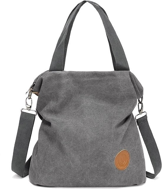 Borsa a Spalla in Canapa per Donna, Borsa a Spalla Donna con Crossover per Borse da Spiaggia