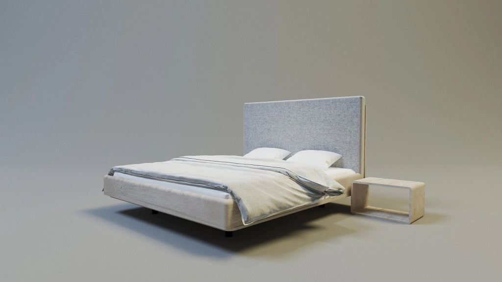 LETTO IMBOTTITO SONAR TWO 120x200 SOLIK OAK NATURALE