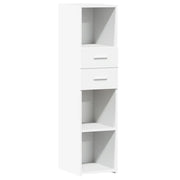 Credenza | Madia | Buffet da pranzo | Armadio da pranzo Bianca 30x42,5x124 cm in Legno Multistrato