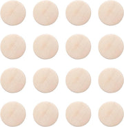 Set di 50 perle di legno rotonde piane in naturale, non lavorate, da 25 x 5 mm per progetti di artigianato creativo e creazione di gioielli
