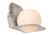 Applique bagno DAVY Lucide 1xG9 IP44 marmo vetro sfera