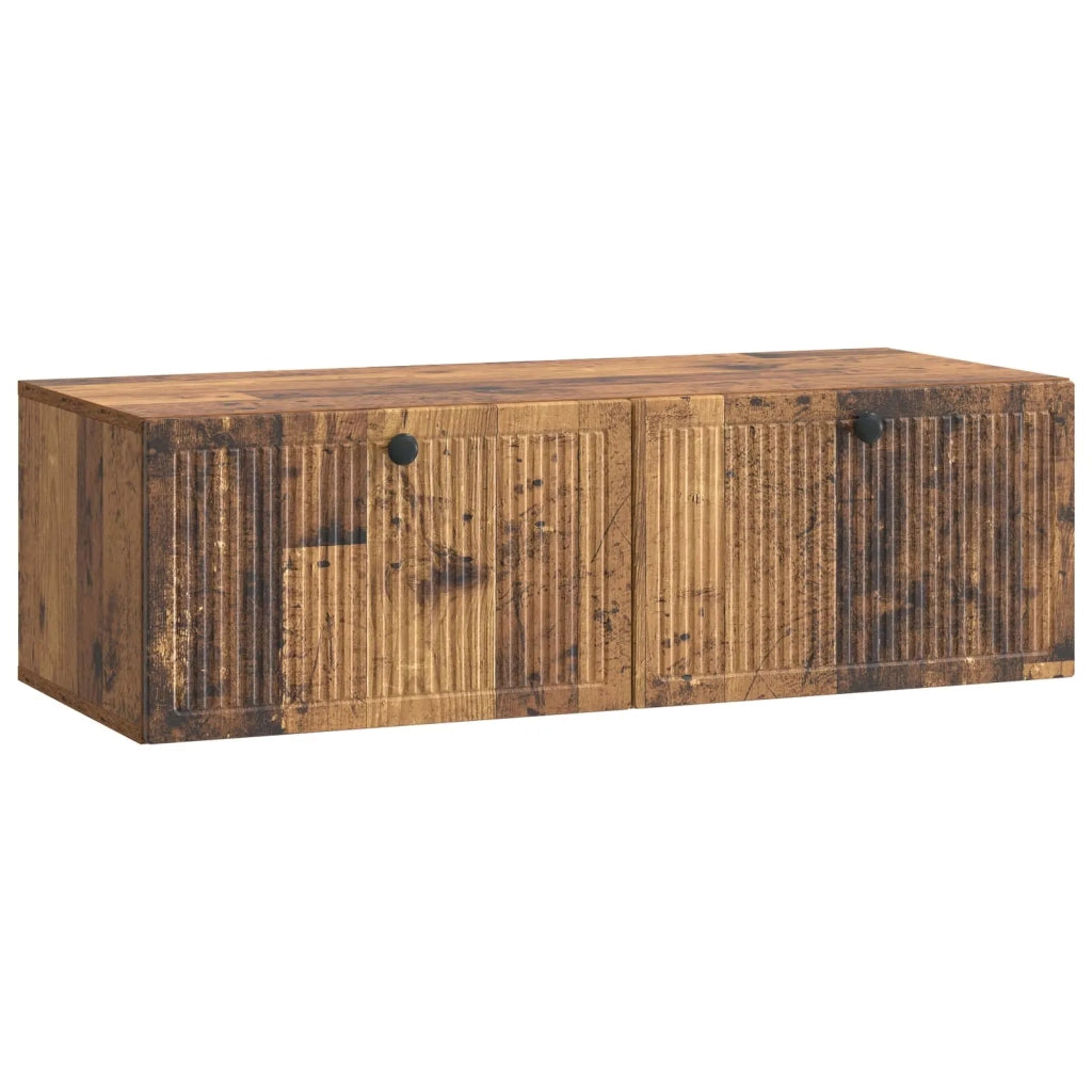 Mobile Porta TV da Muro Legno antico 98 x 41 x 30 cm