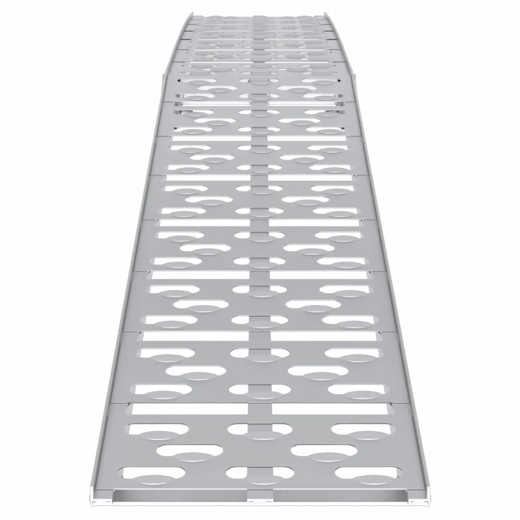 Rampe per Moto Pieghevoli 340 kg per rampa 2 pz Argento CFW3421700