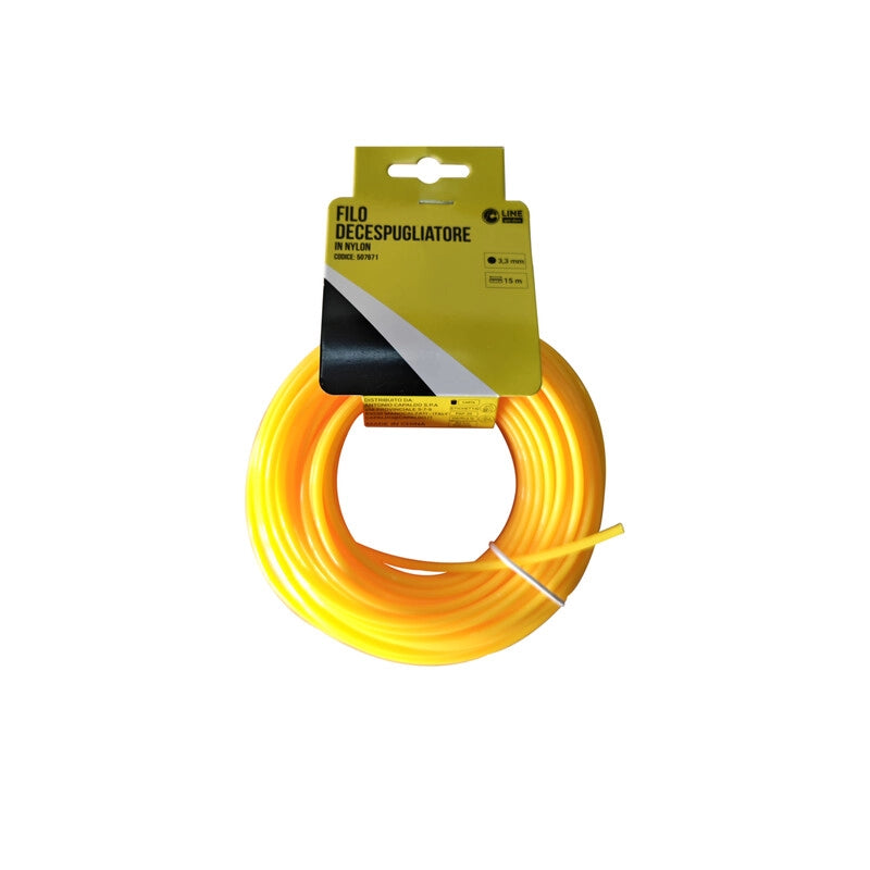 C FILO DECESPUGLIATORE TONDO YELLOW-R MM3.3X15MT- 1,0 pz