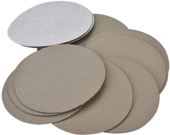 Set di carta abrasiva e carta di levigatura - 50 pezzi - Disco abrasivo 75 mm - Piastrine abrasivi - Sfregare e levigare - 5000 granulometria