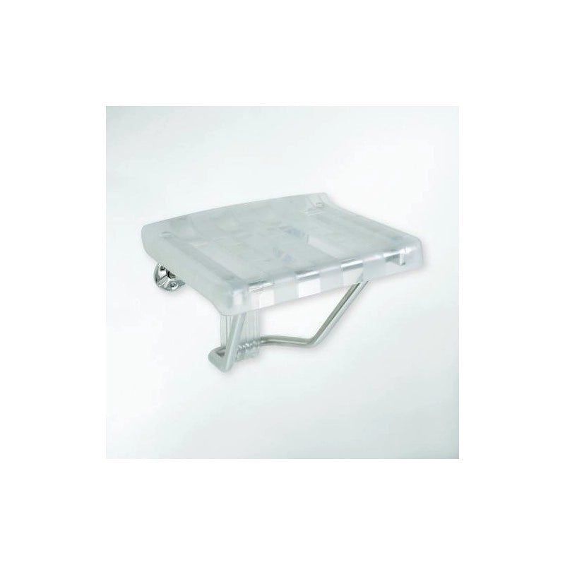 Sedile doccia ribaltabile trasparente HELP 38x33x30cm