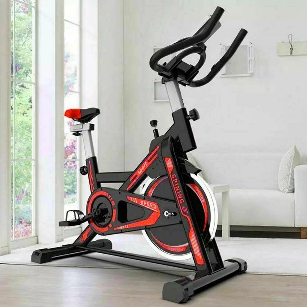 Trade Shop - Cyclette Spinning Spin Bike Allenamento Bici Cardio Fitness Bicicletta Palestra -