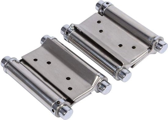 Doppio azionamento veicolare 2 pezzi - 3 pollici - acciaio inox - sospensioni a pomo - porta caffè - porta oscillante - porte interne .