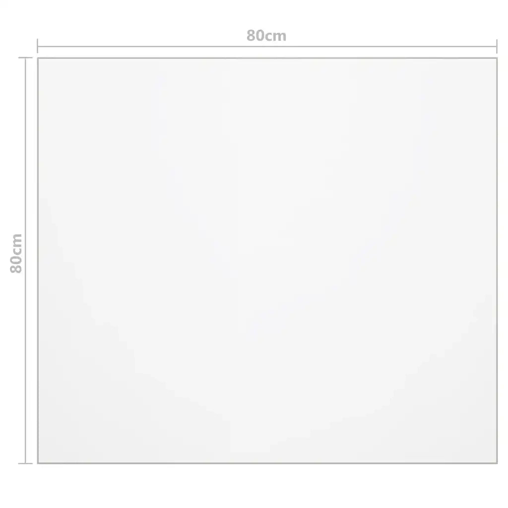 Protezione Tavolo Opaca 80x80 cm 2 mm PVC