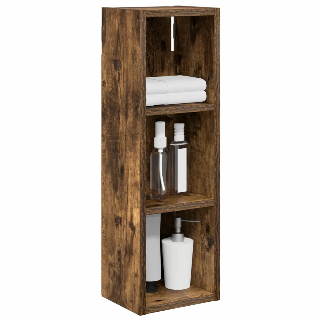 Armadio da bagno a muro Quercia Affumicata 20 x 16 x 62,5 cm 889307