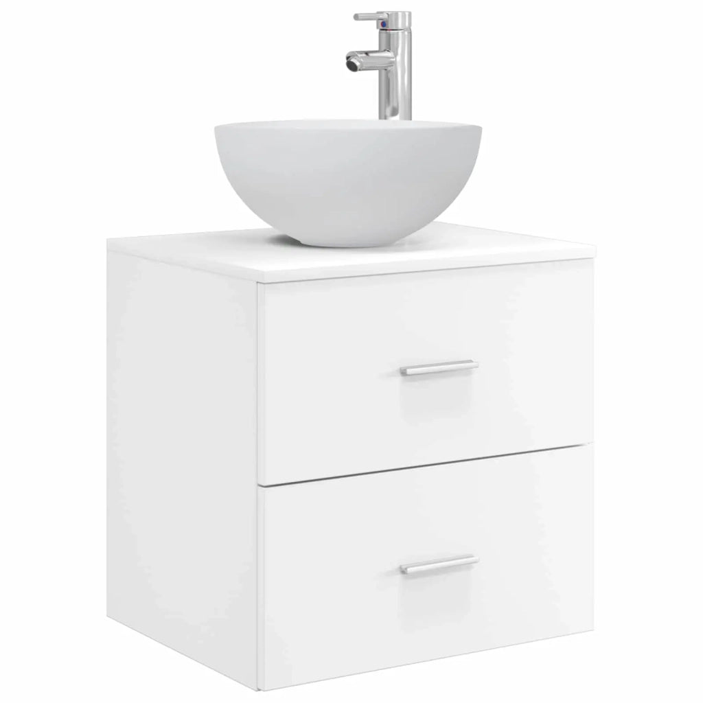 Set di Armadi da Bagno 3 pz Bianco 49,5 x 41 x 64,5 cm 3405811