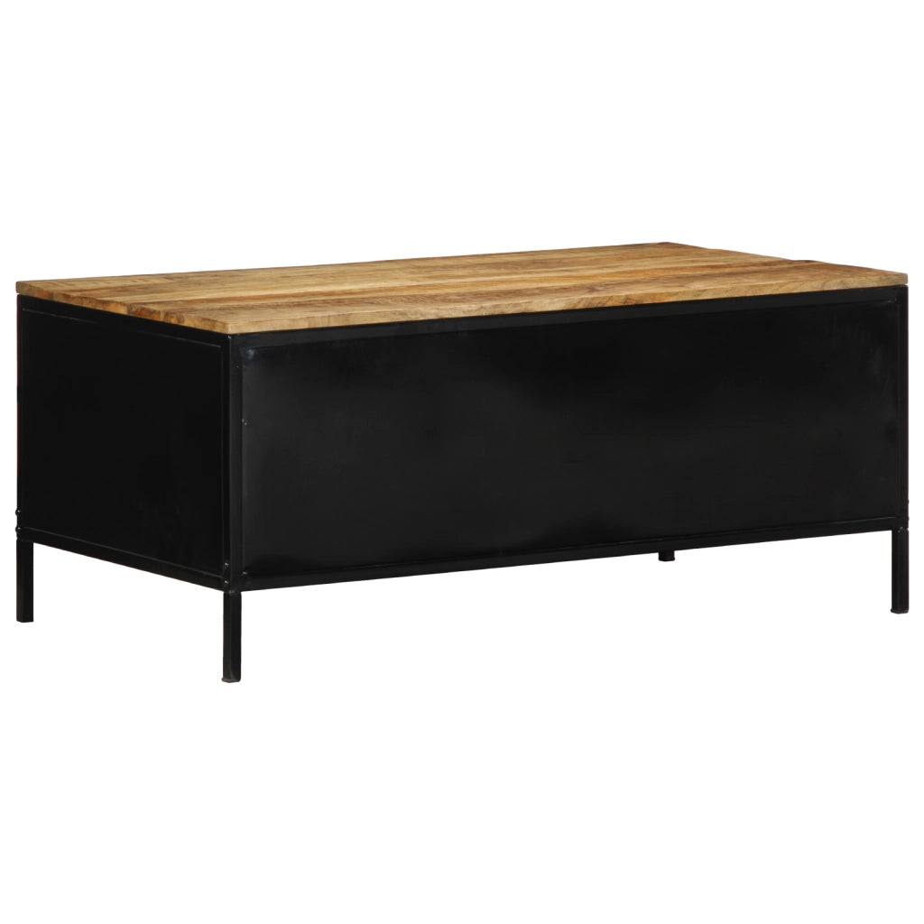Tavolino da CaffÃ¨ 90x50x40 cm Legno Massello di Mango