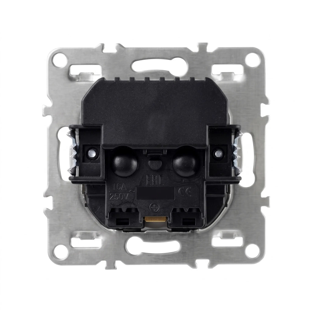 Presa Singola Con Messa A Terra + 2x Usb-a Oste Jnh003-g White