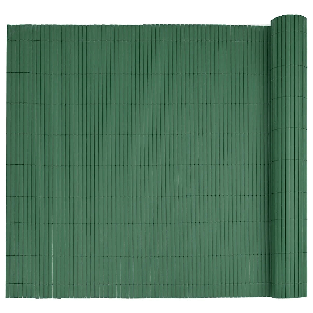 Recinzione da Giardino Bifacciale Verde 1,8x3 m in PVC