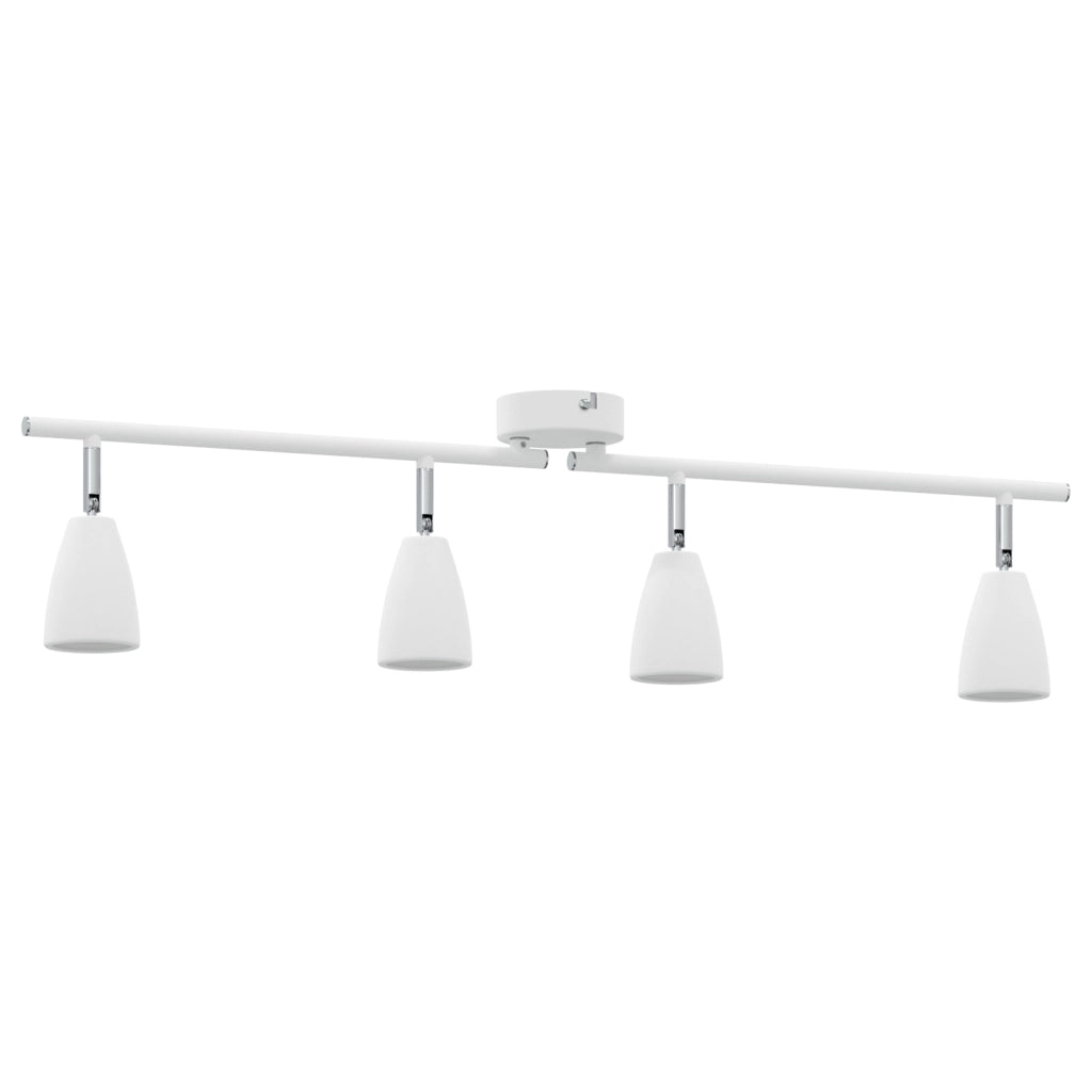 Faretto da soffitto 4 Vie Regolabile Bianco GU10