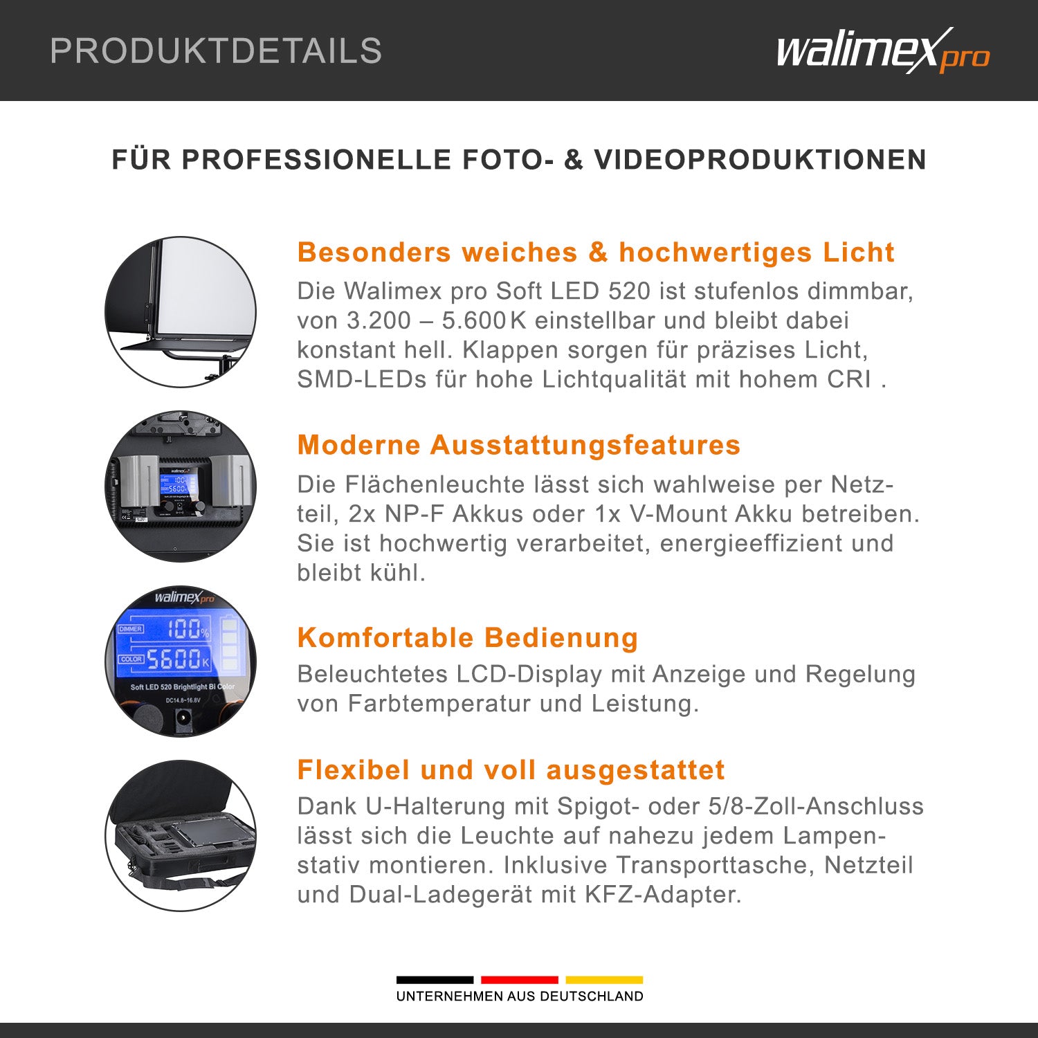 Soft LED Brightlight 520 Bi Colour 40W