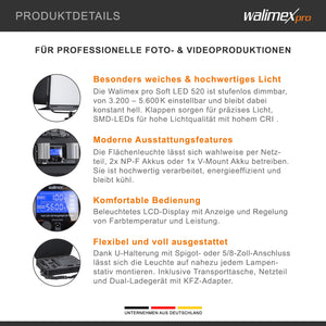 Soft LED Brightlight 520 Bi Colour 40W