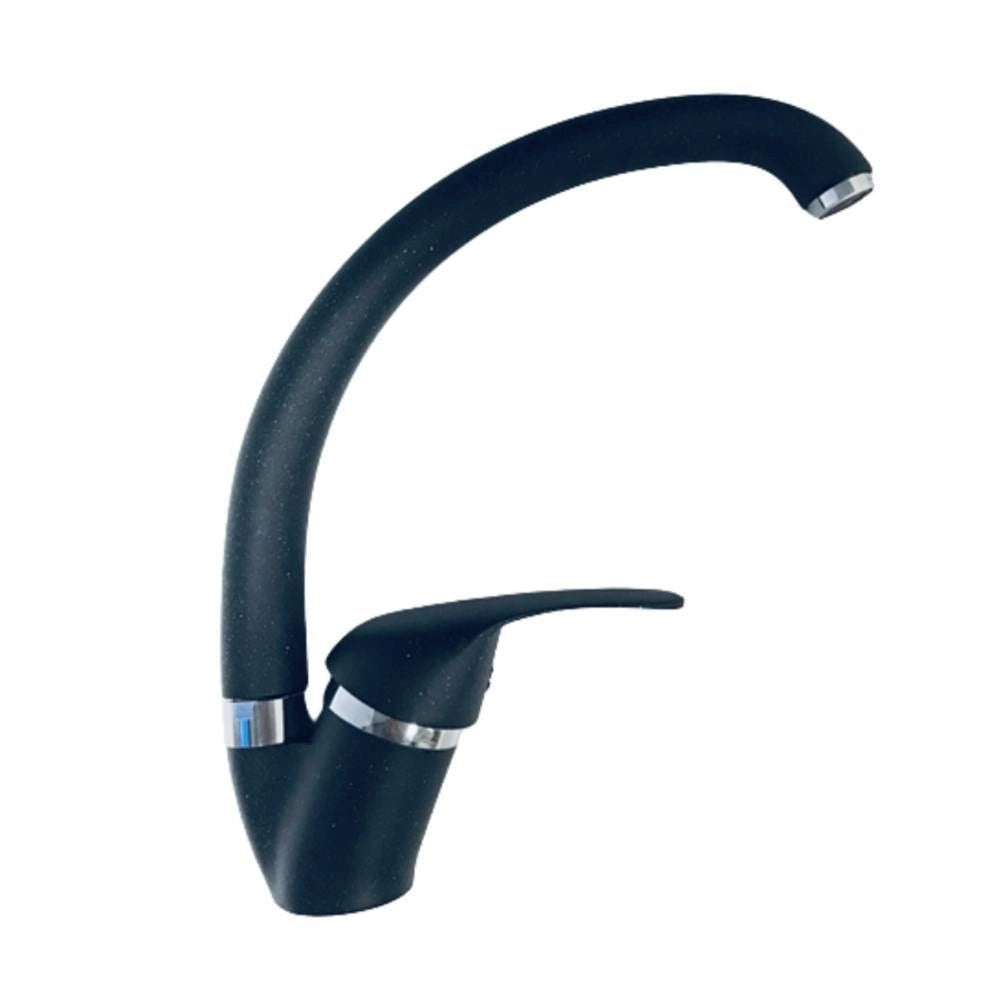 Miscelatore cucina granito nero 26x10,3 cm