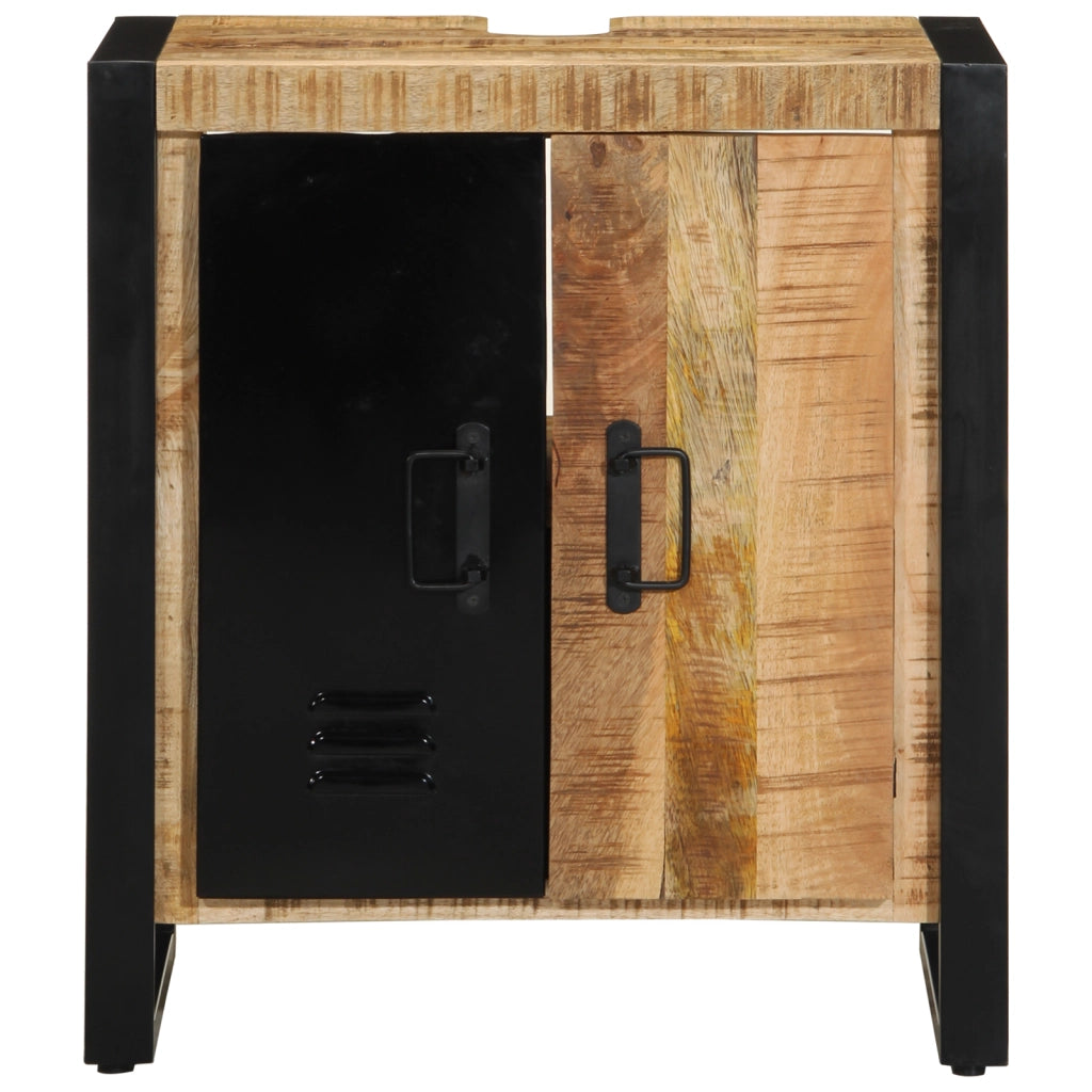 Mobile per Bagno 55x35x60 cm Legno Massello Grezzo