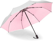 Parasole Portatile - Opaco - Protezione UV - Impermeabile - Compatto - Tela Pongé di Alta Qualità - Ombrello Portatile