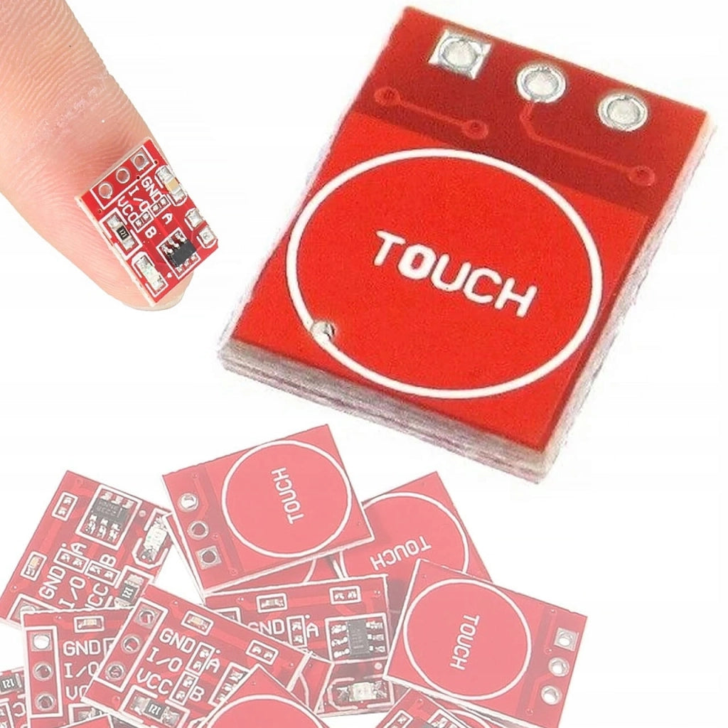 Modulo Touch Singolo TTP223 – Sensore Capacitivo Alta Sensibilità | 2.0V-5.5V DC, Uscita Digitale