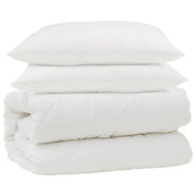 Set di Piumoni 3 pz | Duvet Bianco Microfibra e Piuma d'Oca