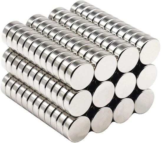 100 pezzi di magneti forti, 10 x 1 mm magneti neodymium extra forti, magneti rotondi piccoli, magneti per frigoriferi, magneti per lavagne bianche, magneti per lavagne, magneti per avvisi, magneti per uffici