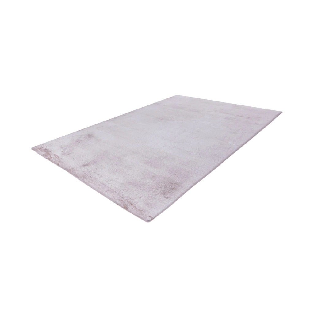 Tappeto moderno Saika 100 morbido rosa e bianco