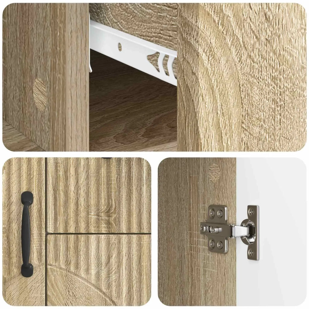 Credenza Rovere Sonoma 89 x 34,5 x 57 cm Legno ingegnerizzato