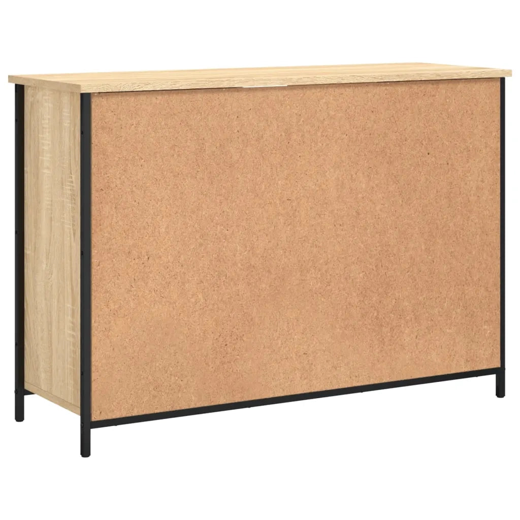 Credenza-Buffet-Armadio da cucina Rovere Sonoma 100x35x70 cm in Legno Multistrato